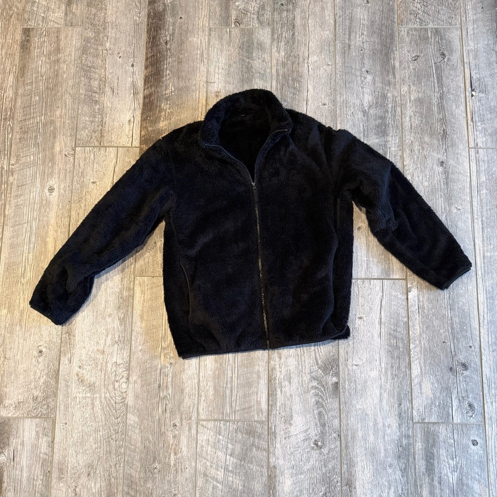 Men’s Uniquo Black Fleece Jacket